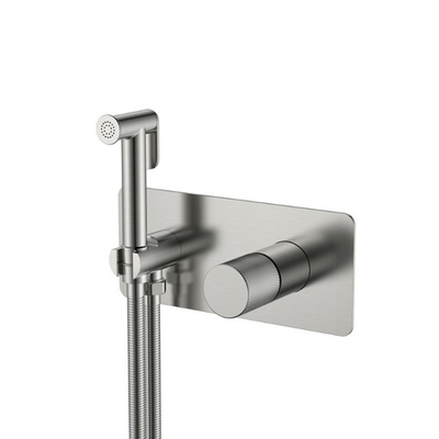 Смеситель гигиенический STICK NICKEL BRUSH SPIRALE