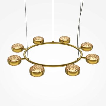 Подвесной светодиодный светильник 80W 3000K MOD299PL-L80BS3K латунь Mind Modern Maytoni