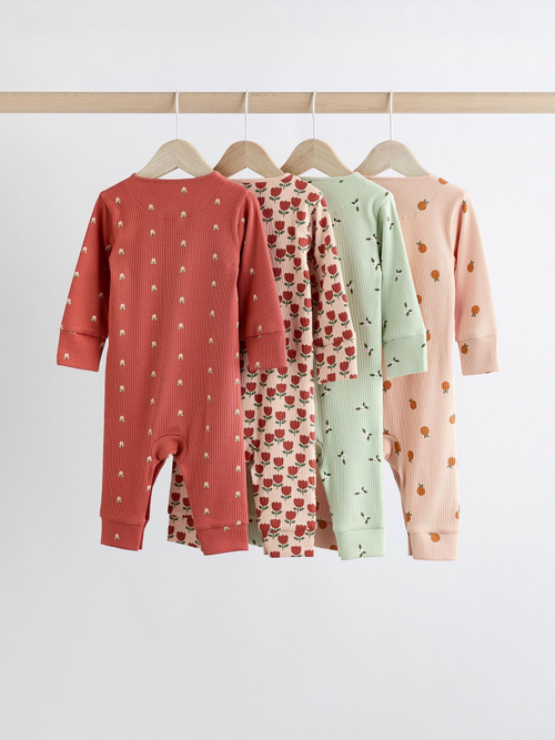 Комбинезон / Cлип для малышей Next B42-918, 4 шт., Зеленый, Красный