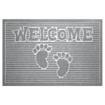 Коврик влаговпитывающий, 40*60 см. "Велком", серый