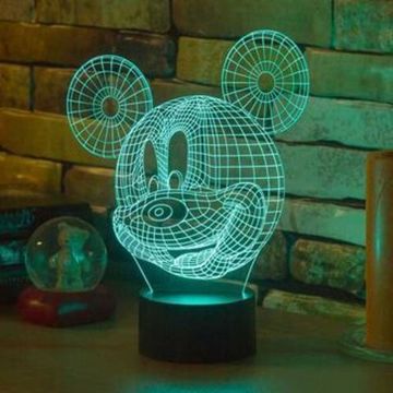 3D лампа Микки Маус