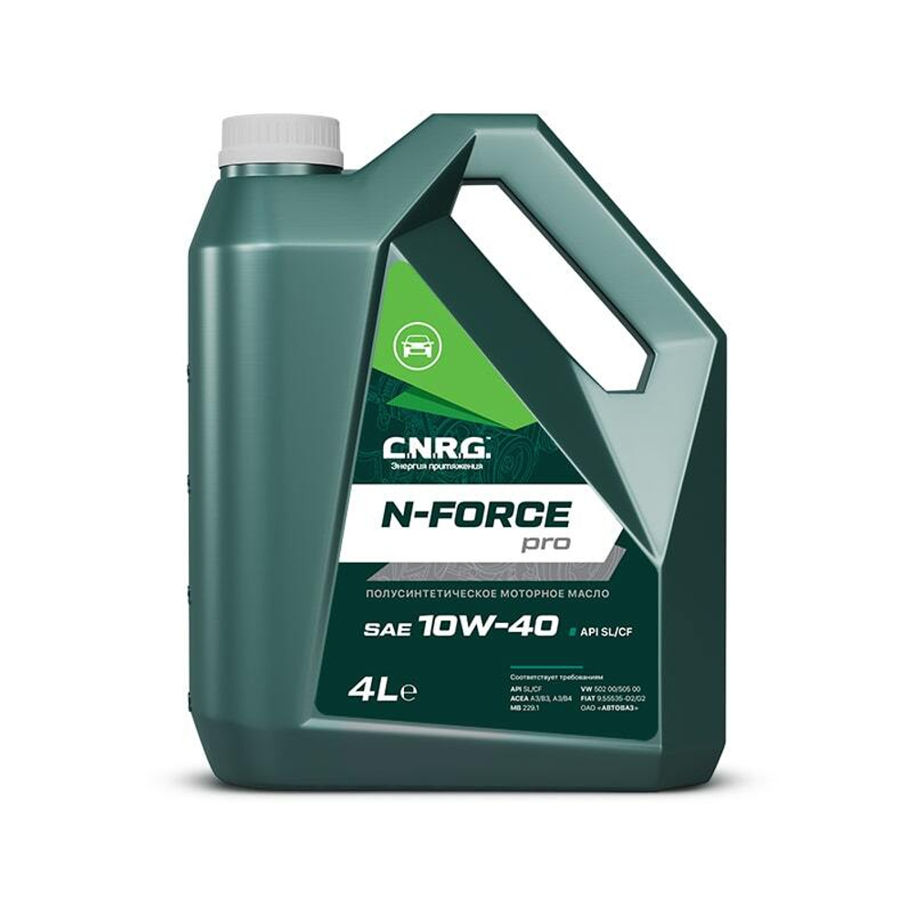 C.N.R.G. N-Force Pro 10W-40 SL/CF 4 л пластик