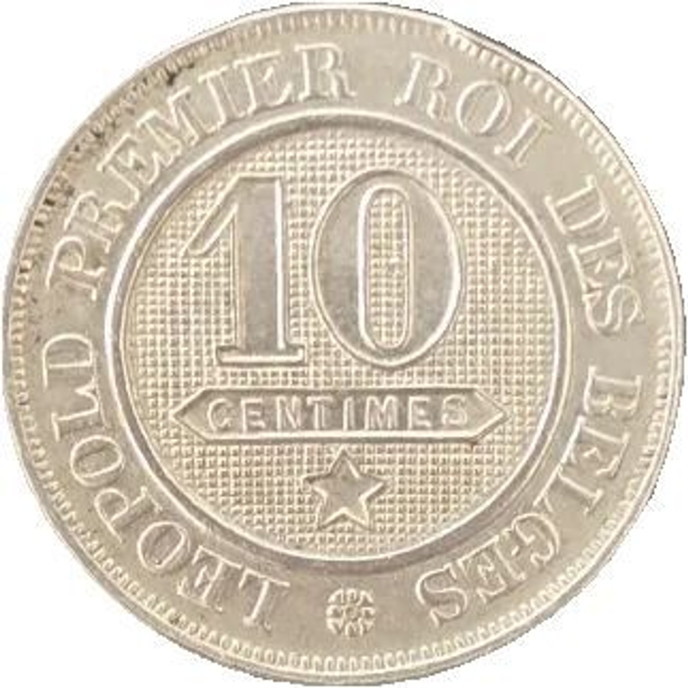 Belgium, 10 Cents 1864 – Leopold I (1831-1865)
