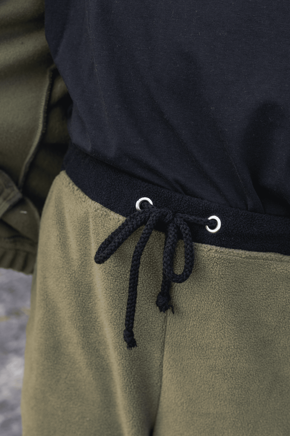 Флисовый костюм для девочки комби