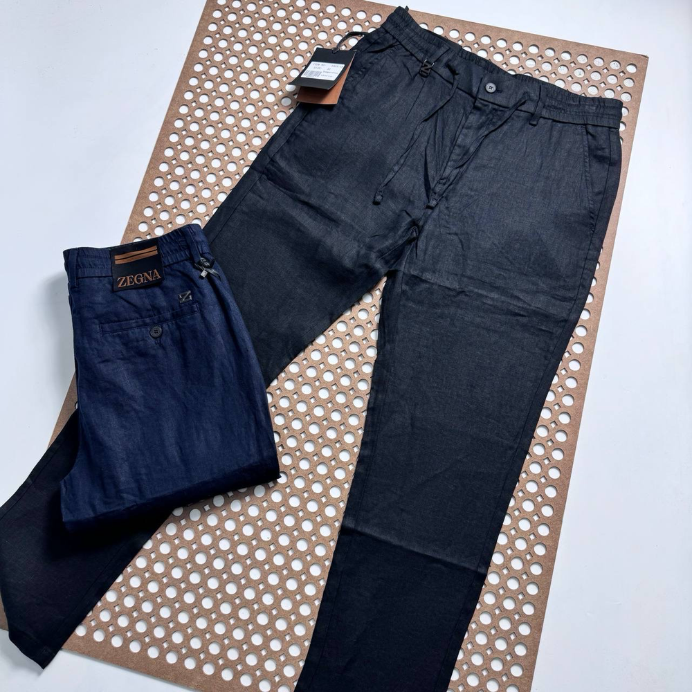 Льняные брюки Zegna