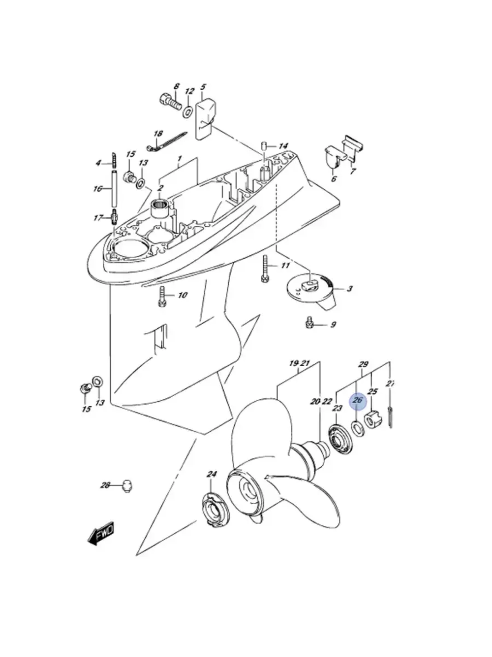 Шайба 09160-18028-000