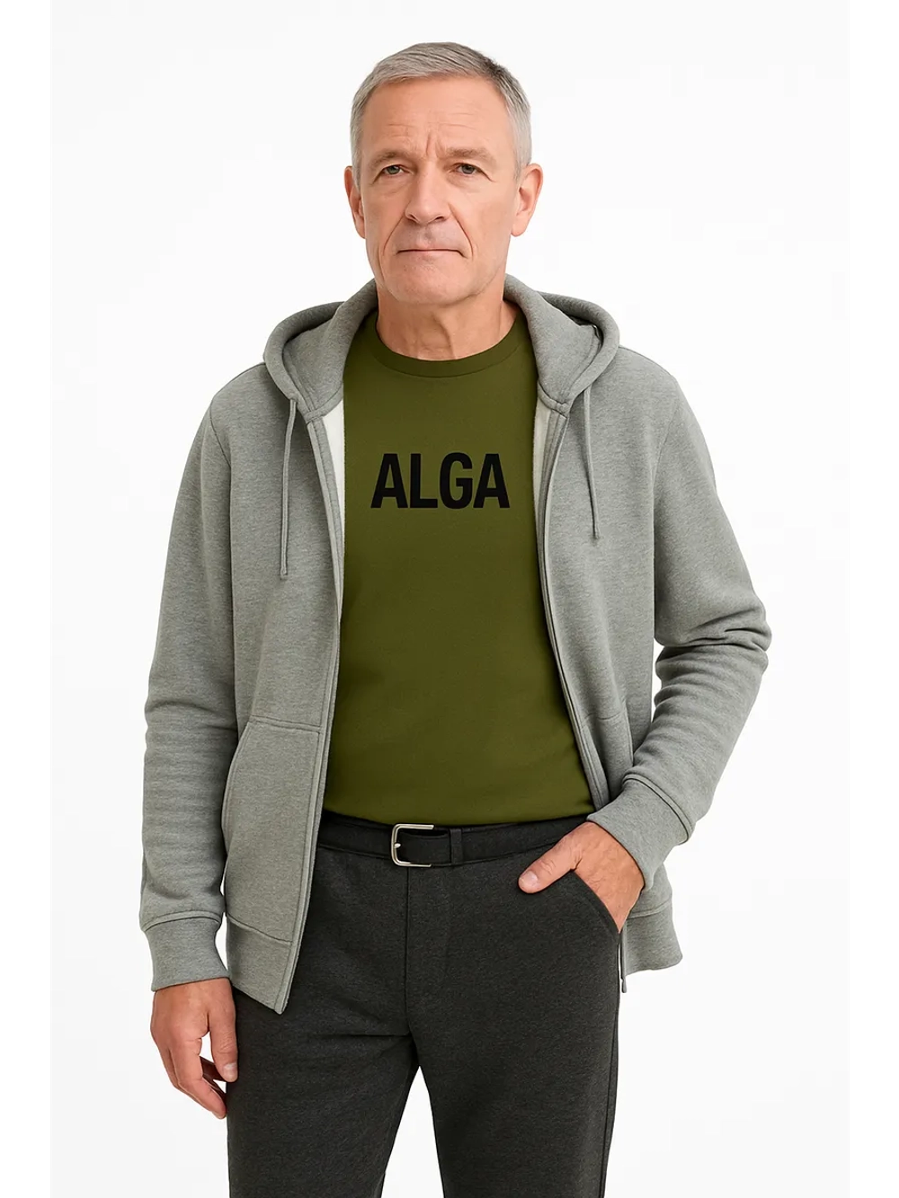 Футболка хаки