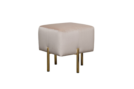 Пуф Марио(Mario) вельвет экрю Velv-ECRU 42x42x44см Garda Decor