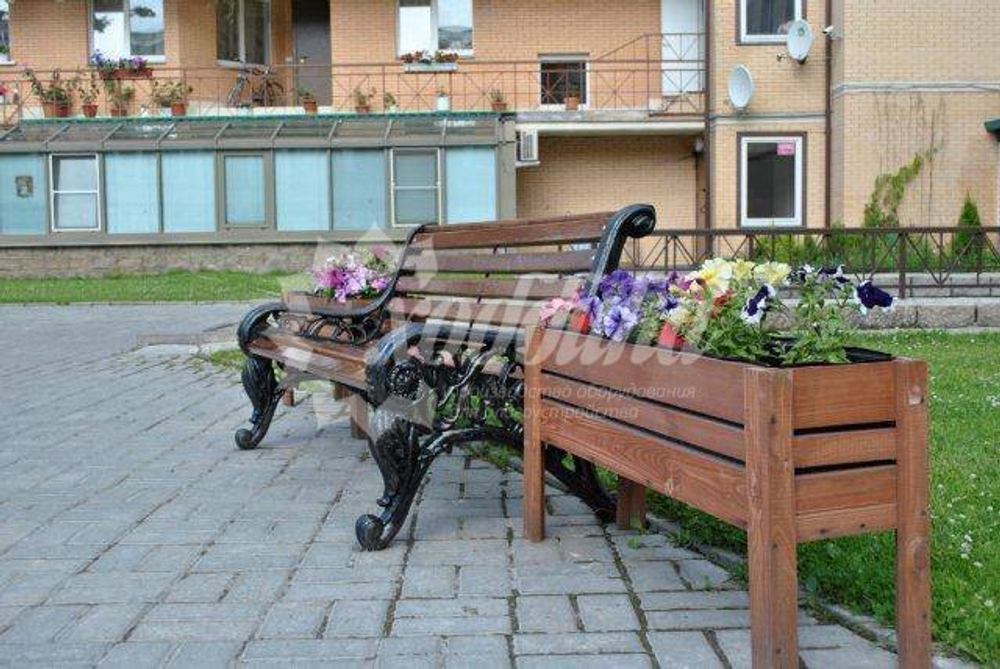 Скамейка чугунная «Парковая тишь»