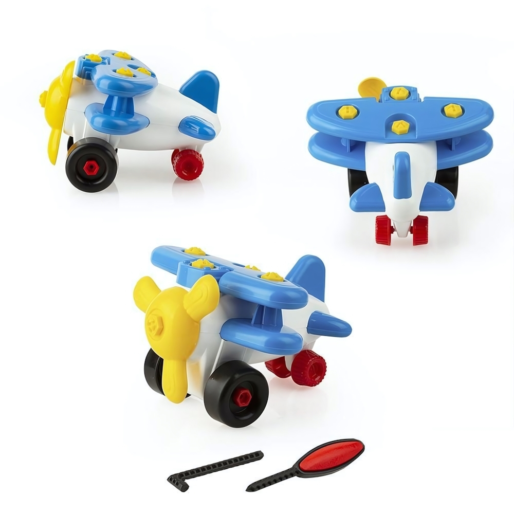 Самолёт «Джет» 23 дет., отвёртка, шестигранник, 17.5 см (Совтехстром)