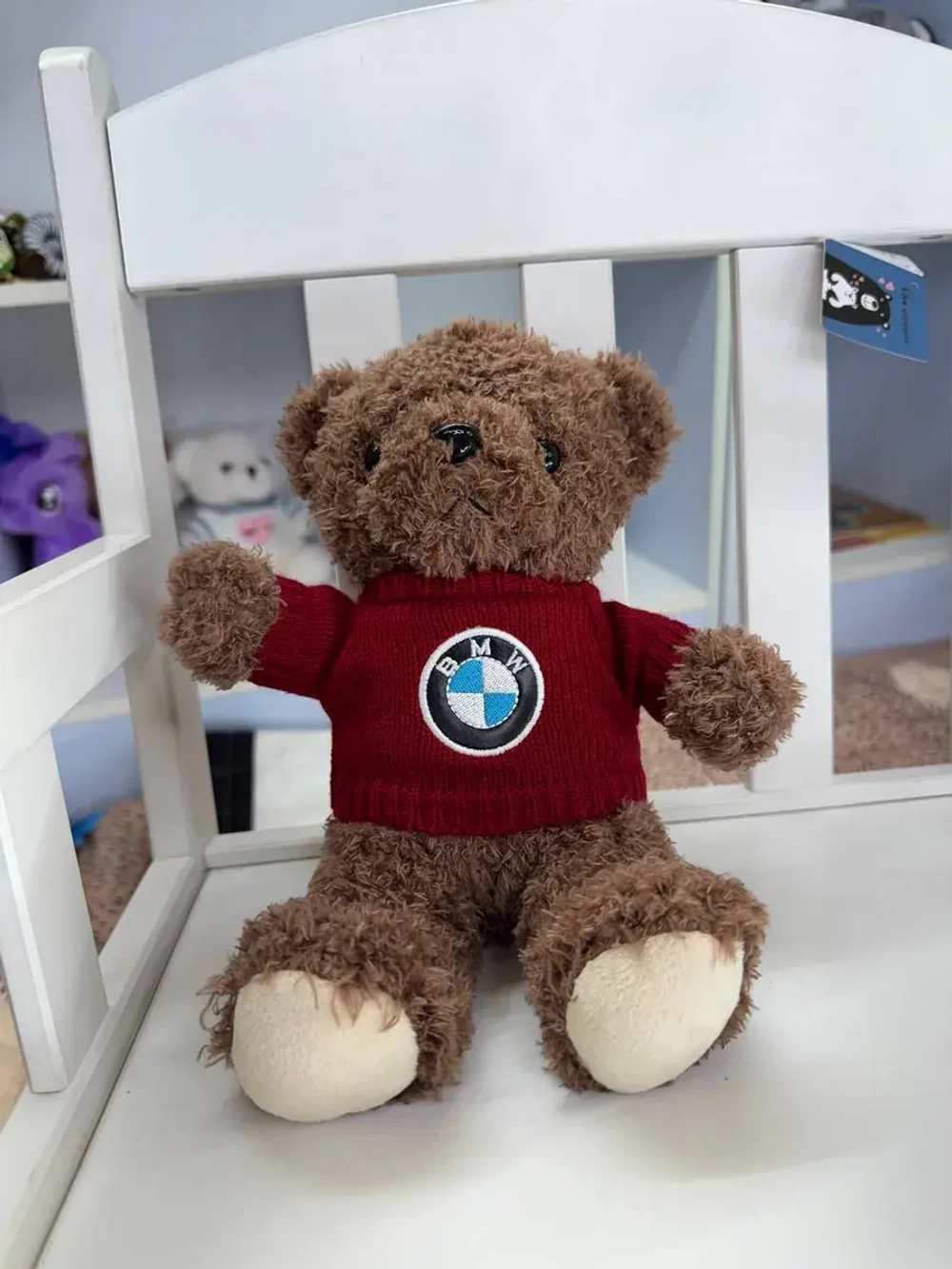 Мягкая игрушка медведь с логотипом БМВ BMW 28 см