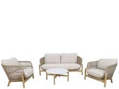 Комплект уличной мебели Talara, двухместный диван, 2 кресла, столик