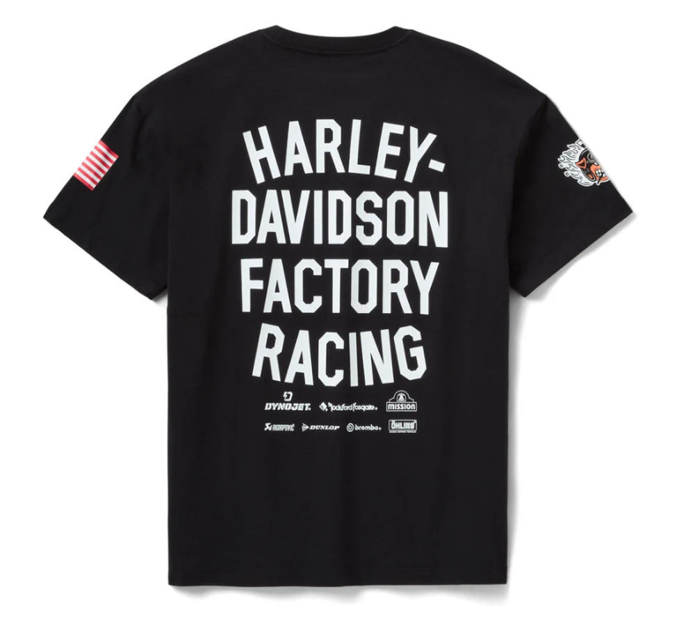 96861-25VX Лимитированная коллекция Harley-Davidson® Factory Racing Team - футболка