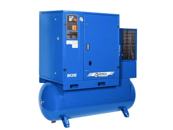 Винтовой компрессор Remeza ВК20E-8-500Д на ресивере 500л с осушителем