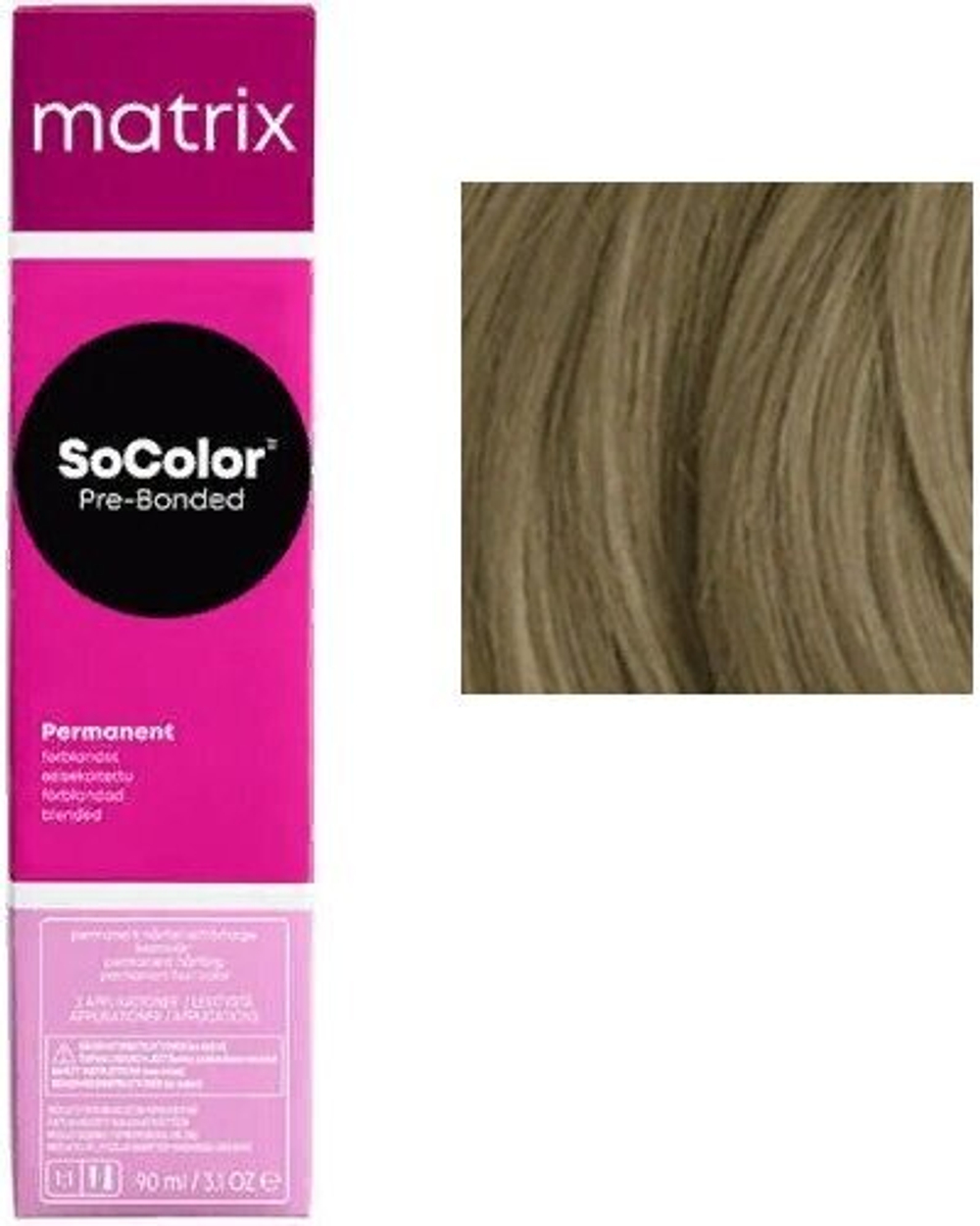 Matrix Краска для волос  SoColor Pre-Bonded 6A темный блондин пепельный 90мл