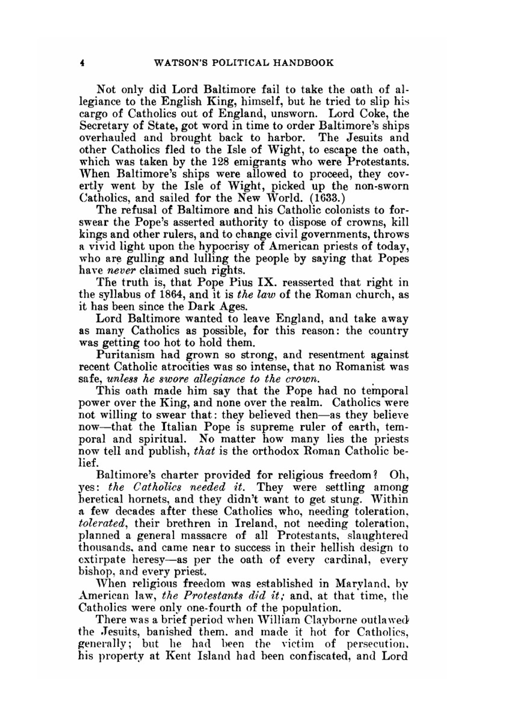 Political and Economic Handbook | Thomas E. Watson