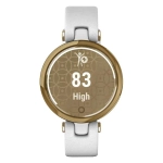Смарт-часы Garmin Lily светло-золотистый безель, белый корпус и итальянский кожаный ремешок 010-02384-B3
