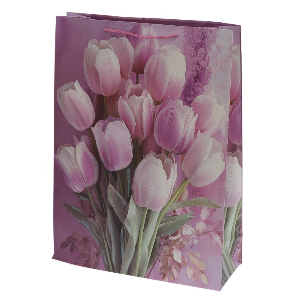 GAEM Пакет подарочный XL (бумага 210г/м2, блок 12шт), L40 W15 H55 см, 4в.