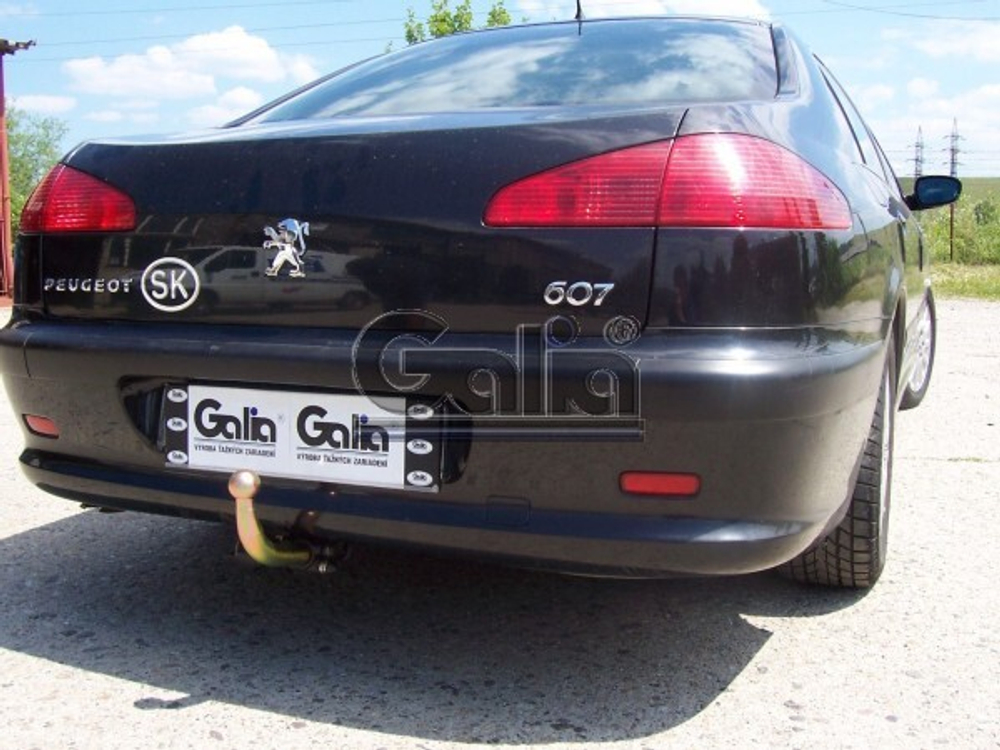 Фаркоп оцинкованный Galia P022A для Peugeot 607 2000-2010(паспорт и сертификат в комплекте)(без электрики)