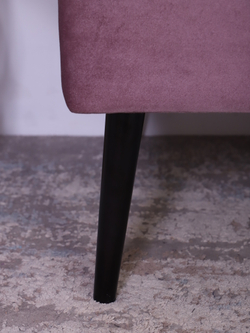 Диван "Twist" антивандальный велюр Lilac/венге