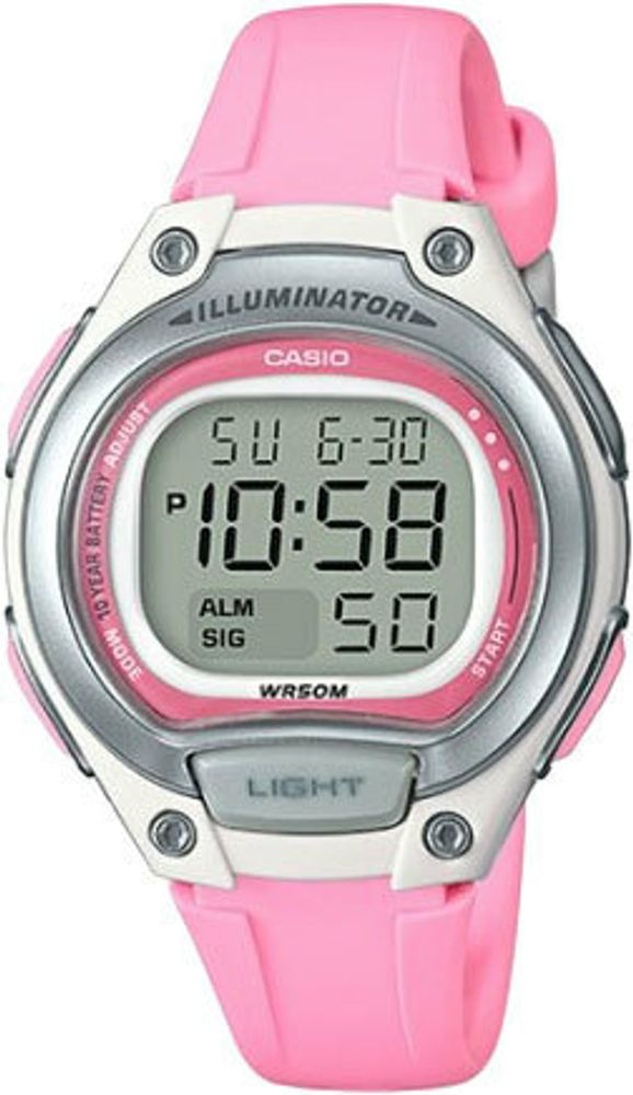 Японские наручные часы Casio Collection LW-203-4A с хронографом