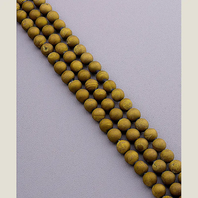 Нитка Агат 39 см. 10,5 мм. (Без замка)