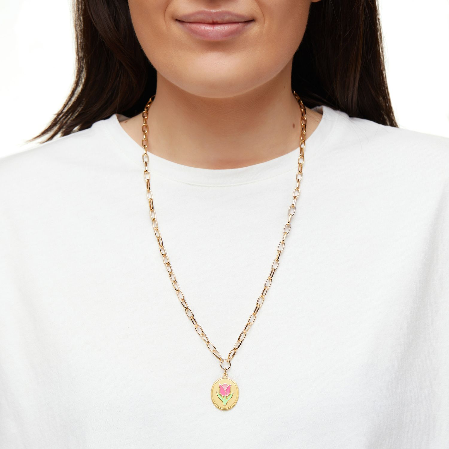 Колье Gold Tulip Necklace