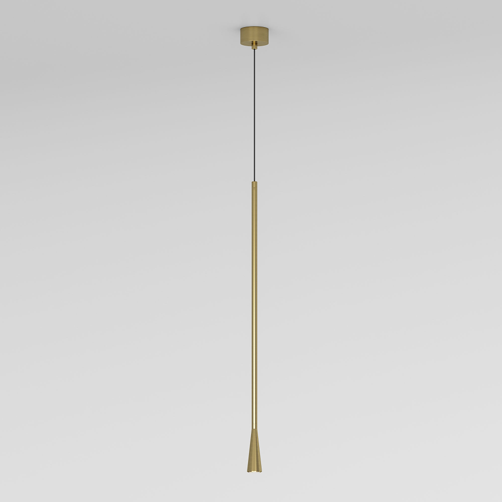 Подвесной светодиодный светильник Elektrostandard Vist 50312 LED 7W 4000K латунь