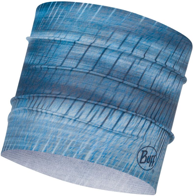 Широкая спортивная повязка на голову Buff Headband Wide CoolNet Keren Stone Blue Фото 1