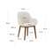 Стул Konna бежевый, ножки темный ясень