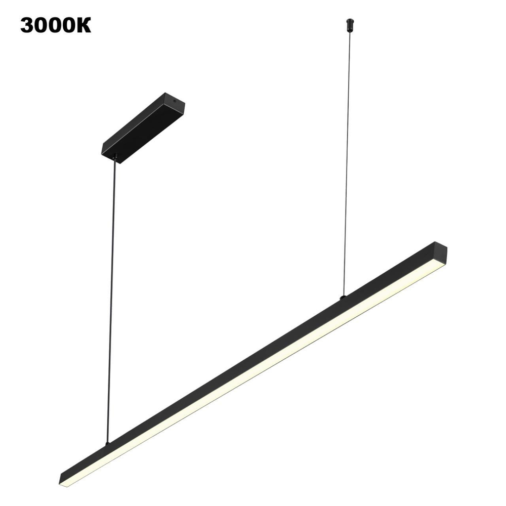 359442 OVER NT24 294 черный Светильник подвесной диммир. со сменой цв.темпер. (пульт ДУ/прилож. Smart Life) IP20 LED 48W 85-265V 3000-6000К SOTTO