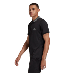 Мужское поло теннисное Adidas M T Freelift Polo - black/grey three