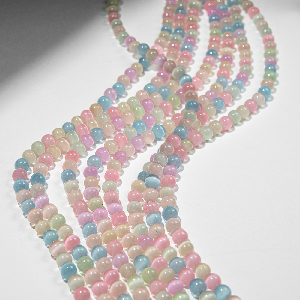 Селенит "Конфетки" (имитация), шар, 6мм