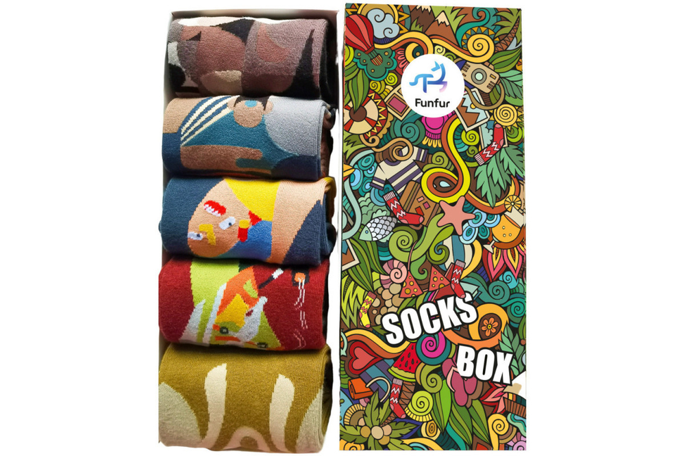 Носки Funfur Impressionist в наборе 5 пар