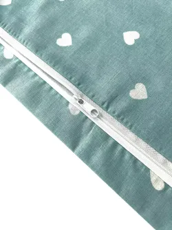 Наволочка комплект 2шт перкаль Сказка "Николь" 45х45 см на молнии