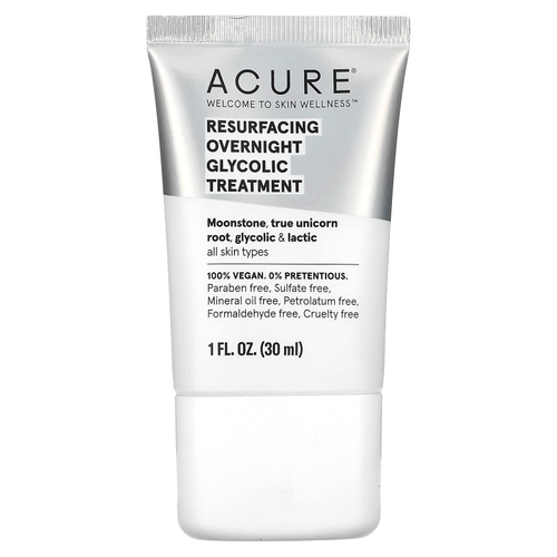 ACURE, Resurfacing, ночная обработка гликолем, 30 мл (1 жидк. унц.)