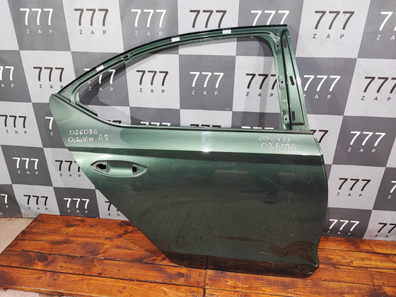 Дверь задняя правая Skoda Octavia 4 (A8) 19-нв Б/У Оригинал 5E6833052A