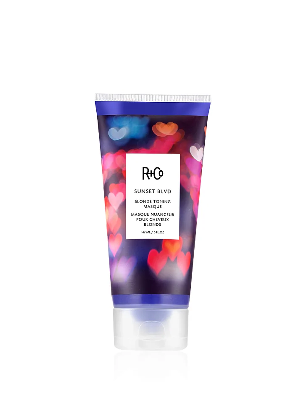 R+Co SUNSET BLVD Blonde Toning Masque/САНСЕТ БУЛЬВАР маска для усиления оттенка светлых волос, 147мл