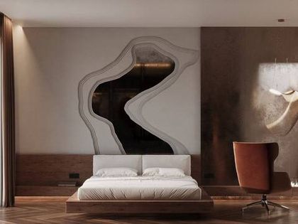 Панно с металлизированной вставкой