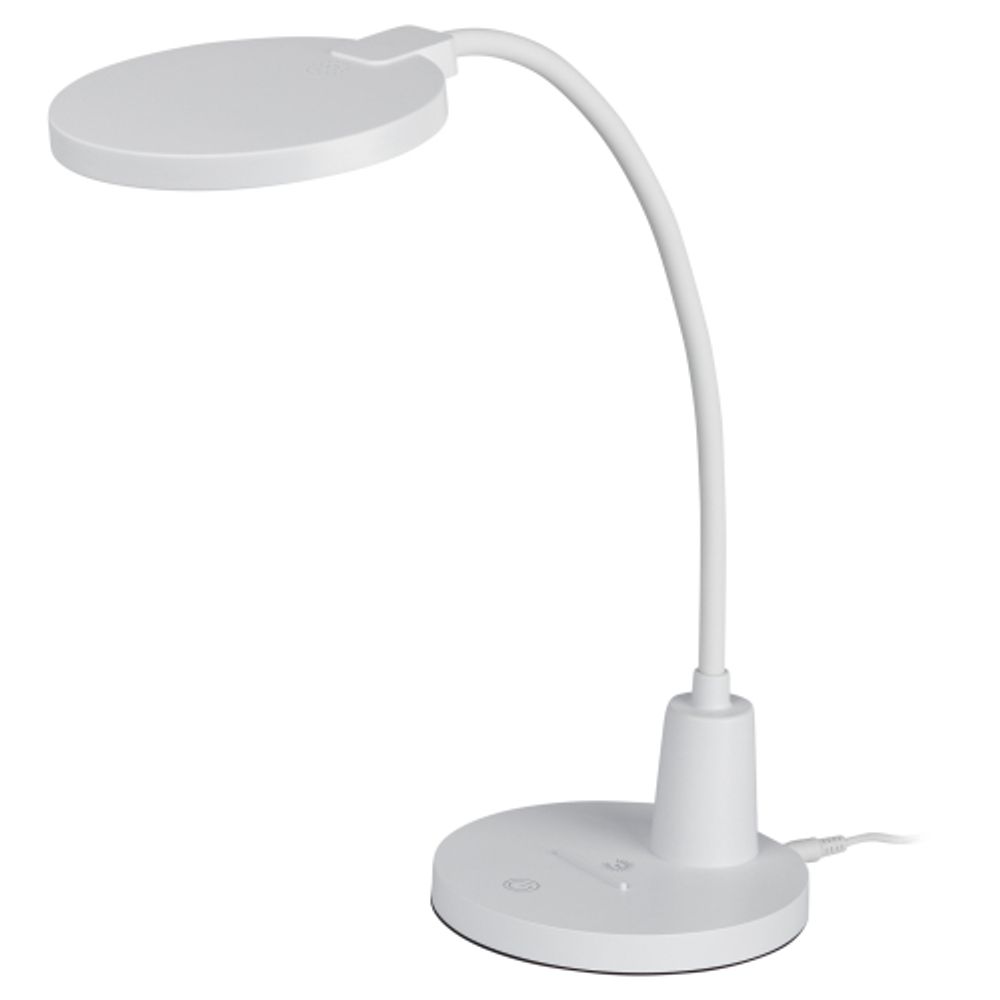 Настольный светильник ЭРА NLED-501-10W-W светодиодный белый | Светодиодные настольные лампы