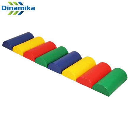 Мягкая дорожка из 8 сшитых полуцилиндров (ппу)