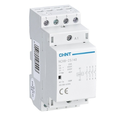 Контактор модульный NCH8-25/40 25A 4НО AC220/230В 50Гц (R) Chint 256089