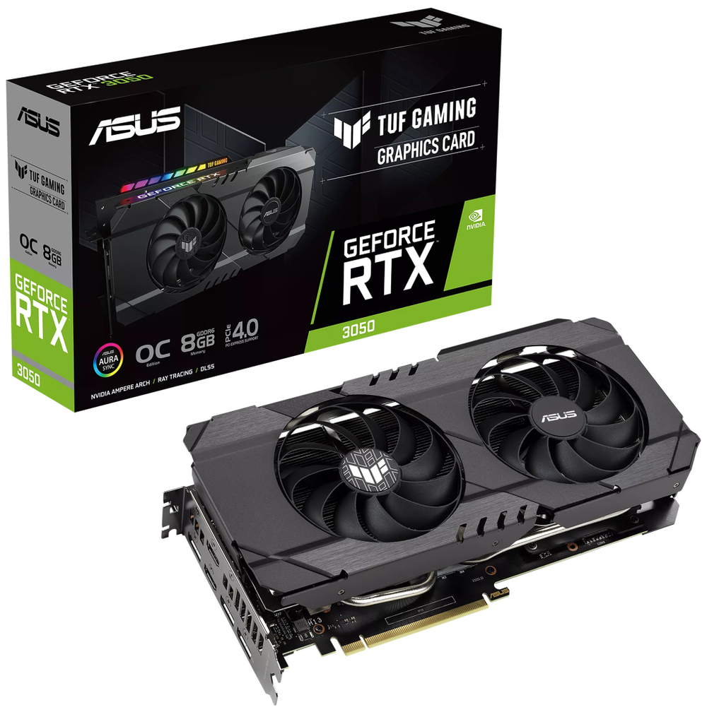Видеокарта ASUS TUF-RTX3050-O8G-GAMING