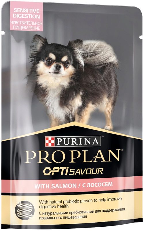 Влажный корм Pro Plan для собак с чувствительным пищеварением, лосось, 100 г