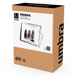 Фоторамка Prisma, 10х15, хром