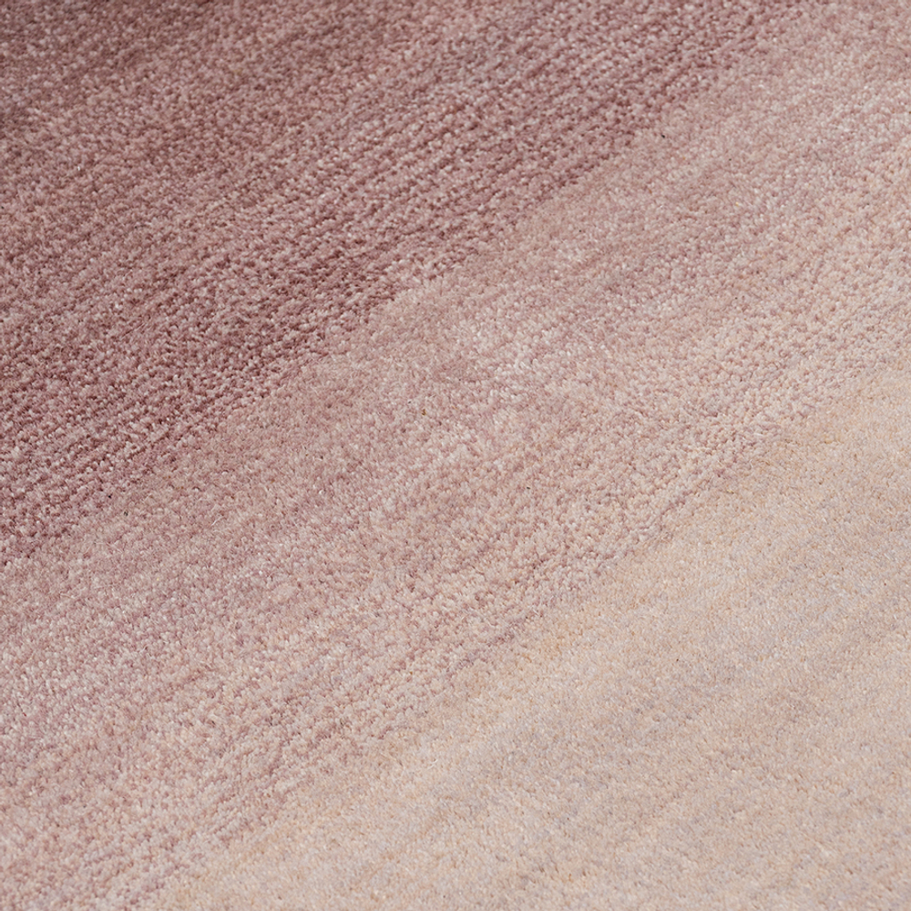 Ковер из шерсти over horizon цвета марсала из коллекции trendy ruffles, 180х230 см