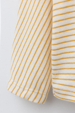 ZARA ФУТБОЛКА В ПОЛОСКУ, ОХРА