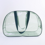 4927651 Сумка в роддом 30х45х20 ПВХ, цветная пленка, ручки рем. лента, цвет зеленый МИКС