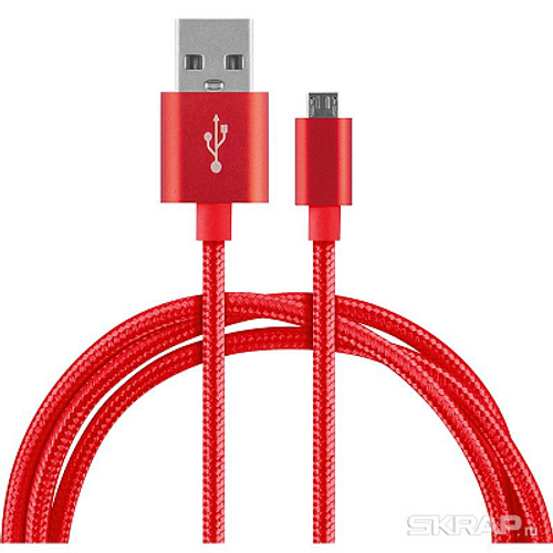 Кабель Energy ET-26 USB/MicroUSB, красный