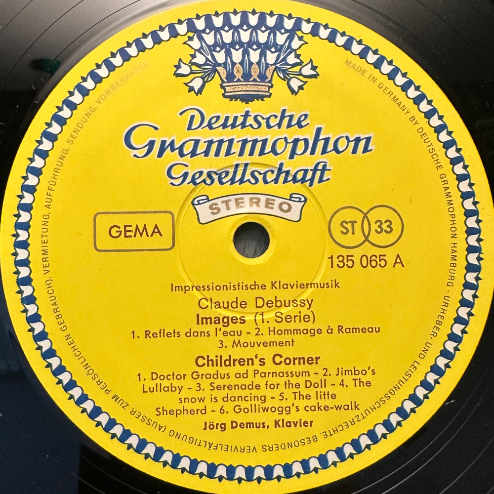 Дебюсси, Равель - Импрессионистская фортепианная музыка (Германия 1968г.)